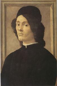 Sandro Botticelli Portrait of a Man (mk05) oil painting picture